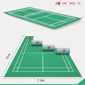 4.5mm pvc badminton court flooring 