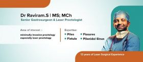 Dr. Raviram S. | Piles Specialist in Thrissur | Best Dr. for Piles, Fistula, Fissures, Pilonidal Sinus Dr. in Thrissur