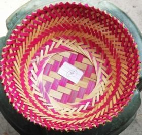 Pink Round Gift Basket