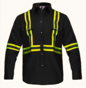 Flame Resistant FR High Visibility Hi Vis Coverall