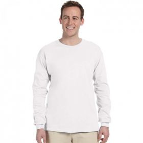 Gildan Plain White Ultra Cotton long sleeve Tshirt