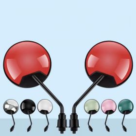  Motorcycle Rear View Mirror Scooter Round Mirror