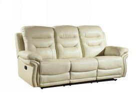 beige leather sofas