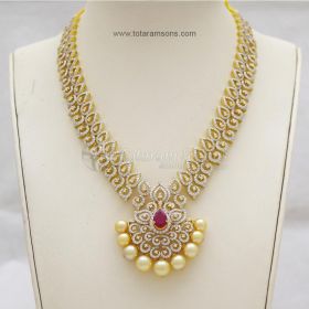 Diamond Necklace Sets In Hyderabad