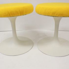 Tulip base stools by Burke Saarinen style