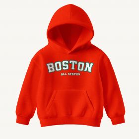 Boys Red Hoodie | Boston State Design