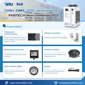 CWFL-2000 Industrial Chiller for 2kW Metal Cutter