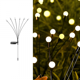 Hardoll Solar Lights Outdoor 6 LED Firefly Lamp