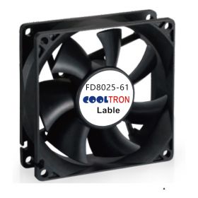 DC axial fans 80x80x25mm FD8025-61 Series OEM