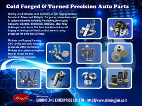 Cold forged and precision machined metal parts