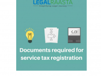 Apply Service Tax Registration Online LegalRaasta