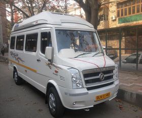 15 Seater Tempo Traveller on Rent
