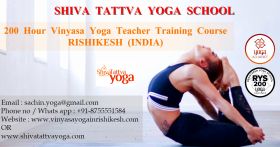 200 Hours Vinyasa Yoga TTC in Rishikesh, India