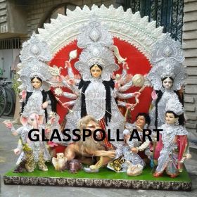 Fiberglass Durga Idol Manufacturer