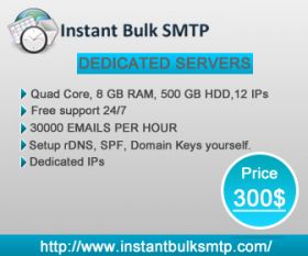 dedicated bulk smtp servers