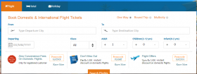 Book Domestic & International Flight Tickets