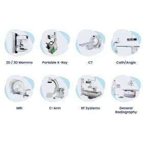 MRI, CT, 3D Mammo, Cathlab, X-ray, C-arm