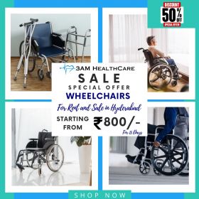 Wheelchair for Rent in Hyderabad 