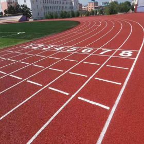 Stadium field and track