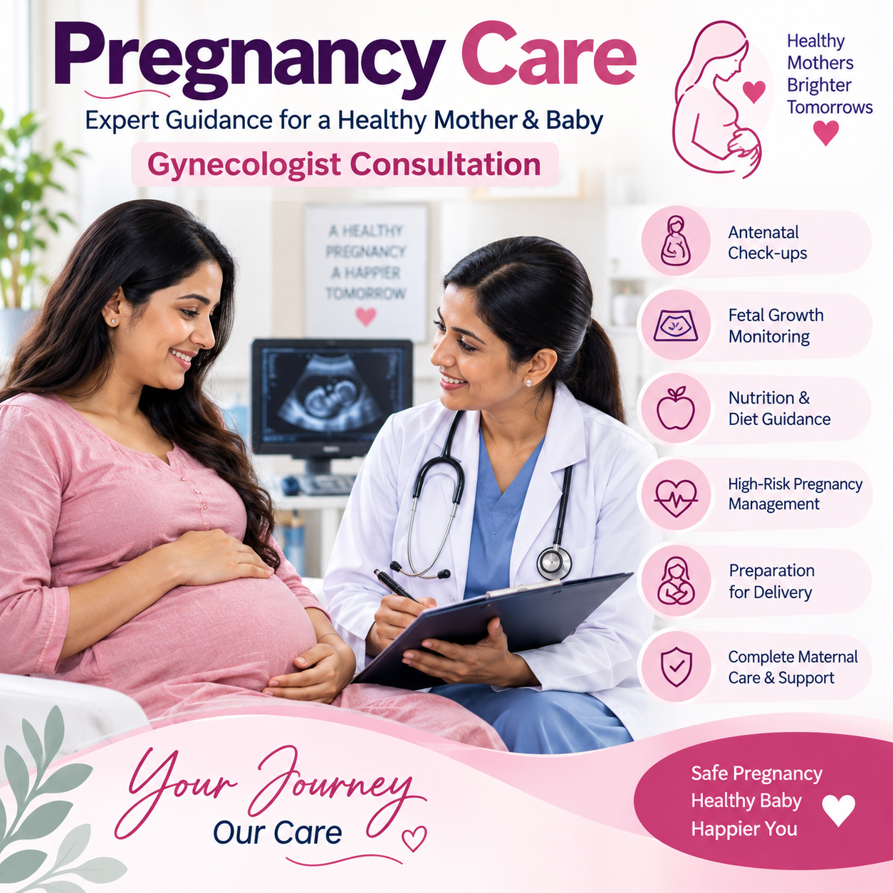 Pregnancy Care & Gynecologist Consultation in Lucknow