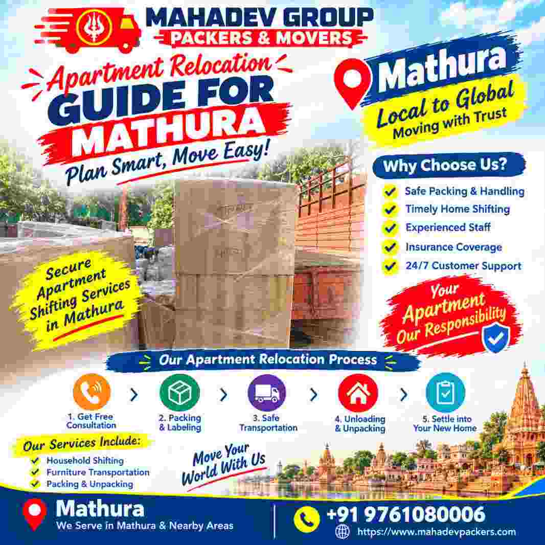 Complete Apartment Relocation Guide for Mathura