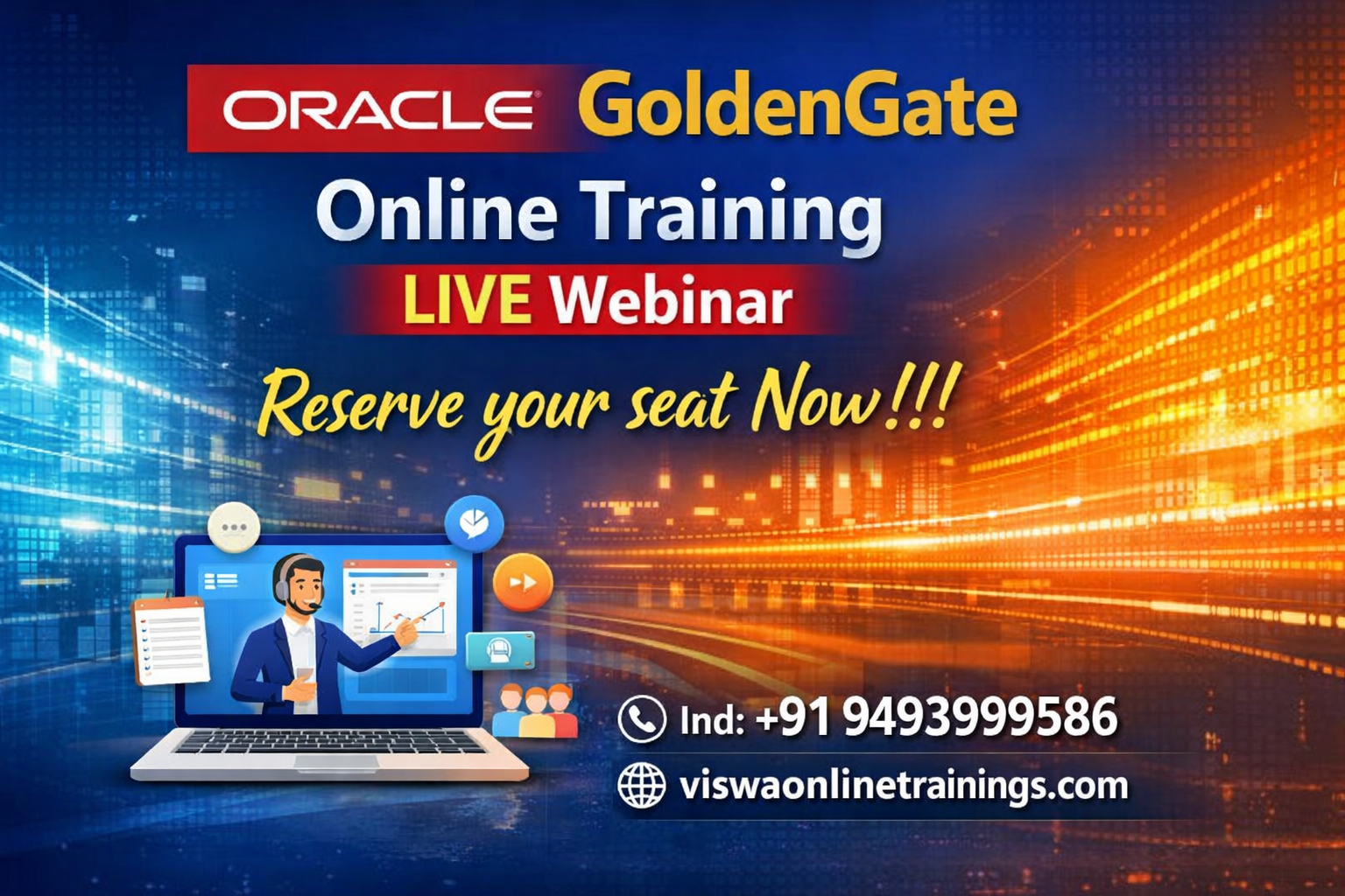 Oracle Goldengate Online Training Real-time support from India
