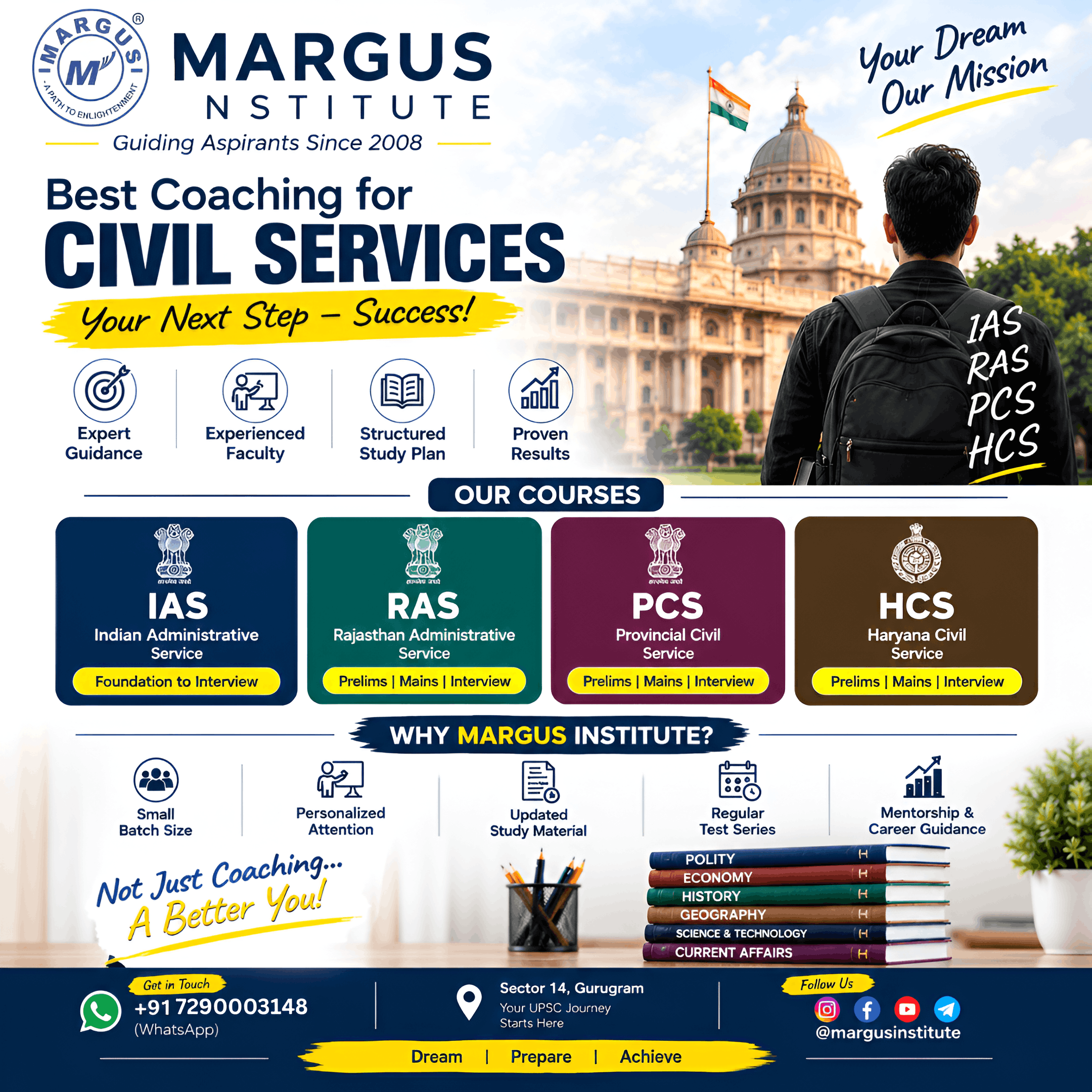 HCS Coaching in Gurgaon | Margus Institute