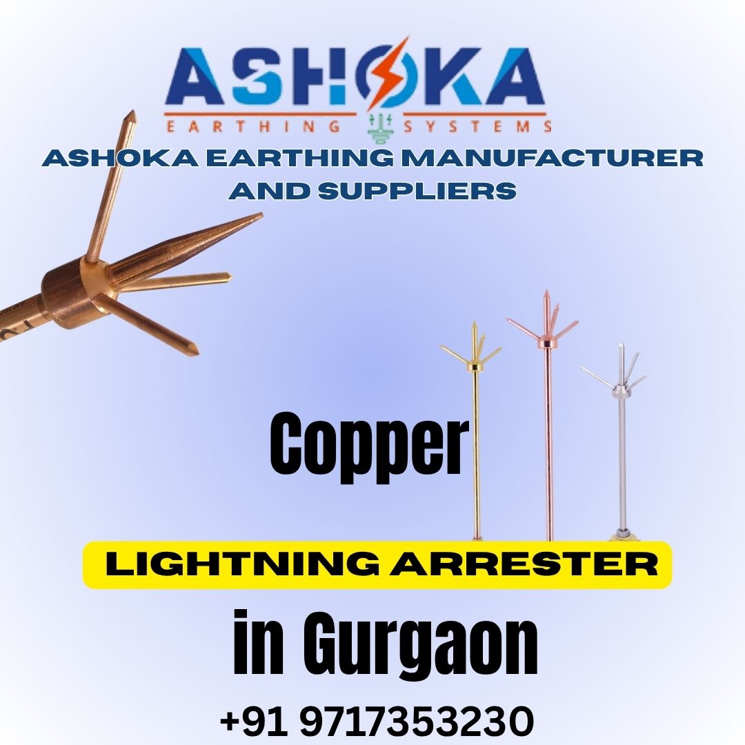 Best quality copper lightning rods - Copper lightning arrester Manufacturer in Gurgaon