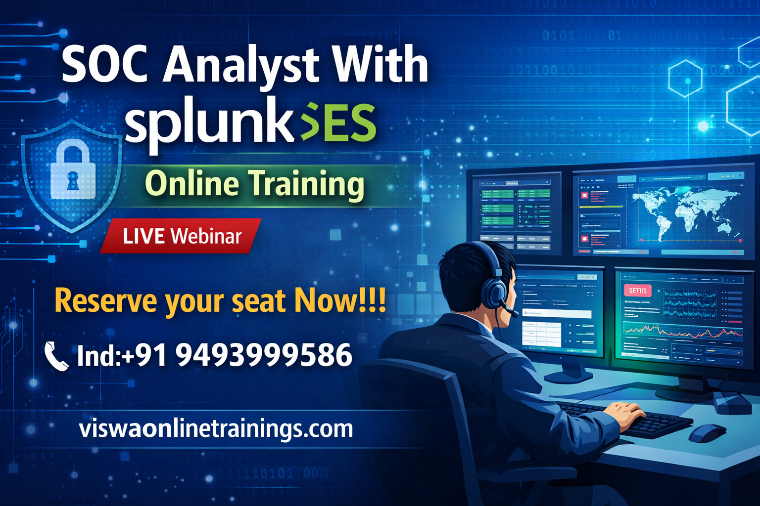 Best SOC Analyst with Splunk ES Training Institute Certification From India