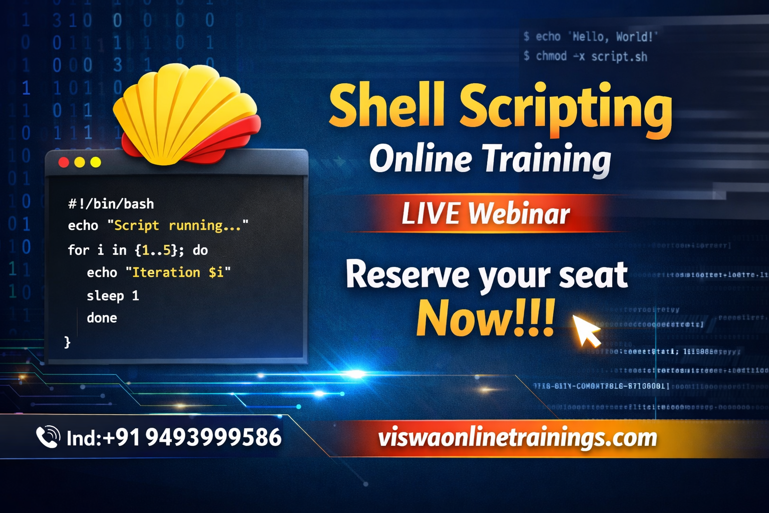 Shell Scripting Online Training & Certification From India