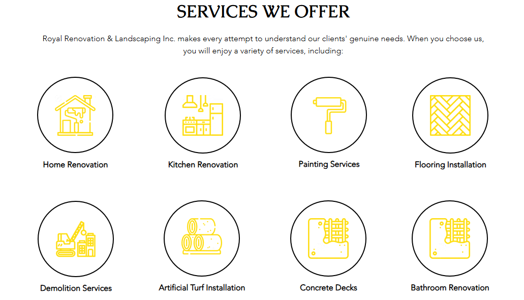 Royal Renovation & Landscaping Inc
