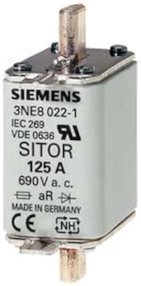 Fuses for semiconductor protection -3NE1 , 690 V AC - 3NE10220 | www.sbsmart.in