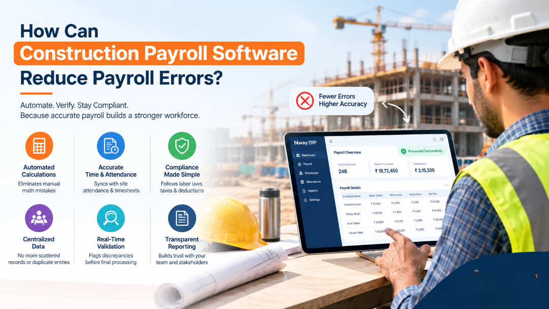 How Can Construction Payroll Software Reduce Payroll Errors?