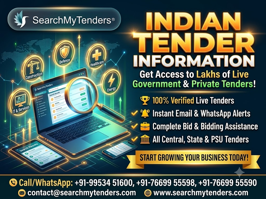 Get Easy & Complete Indian Tender Information | SearchMyTenders