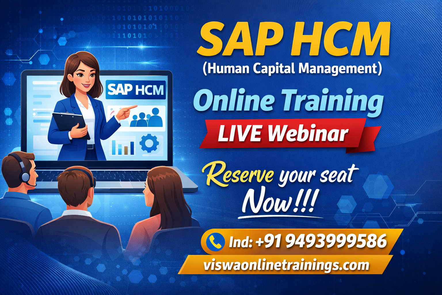 SAP HCM Online Training by Real-time Trainer in India