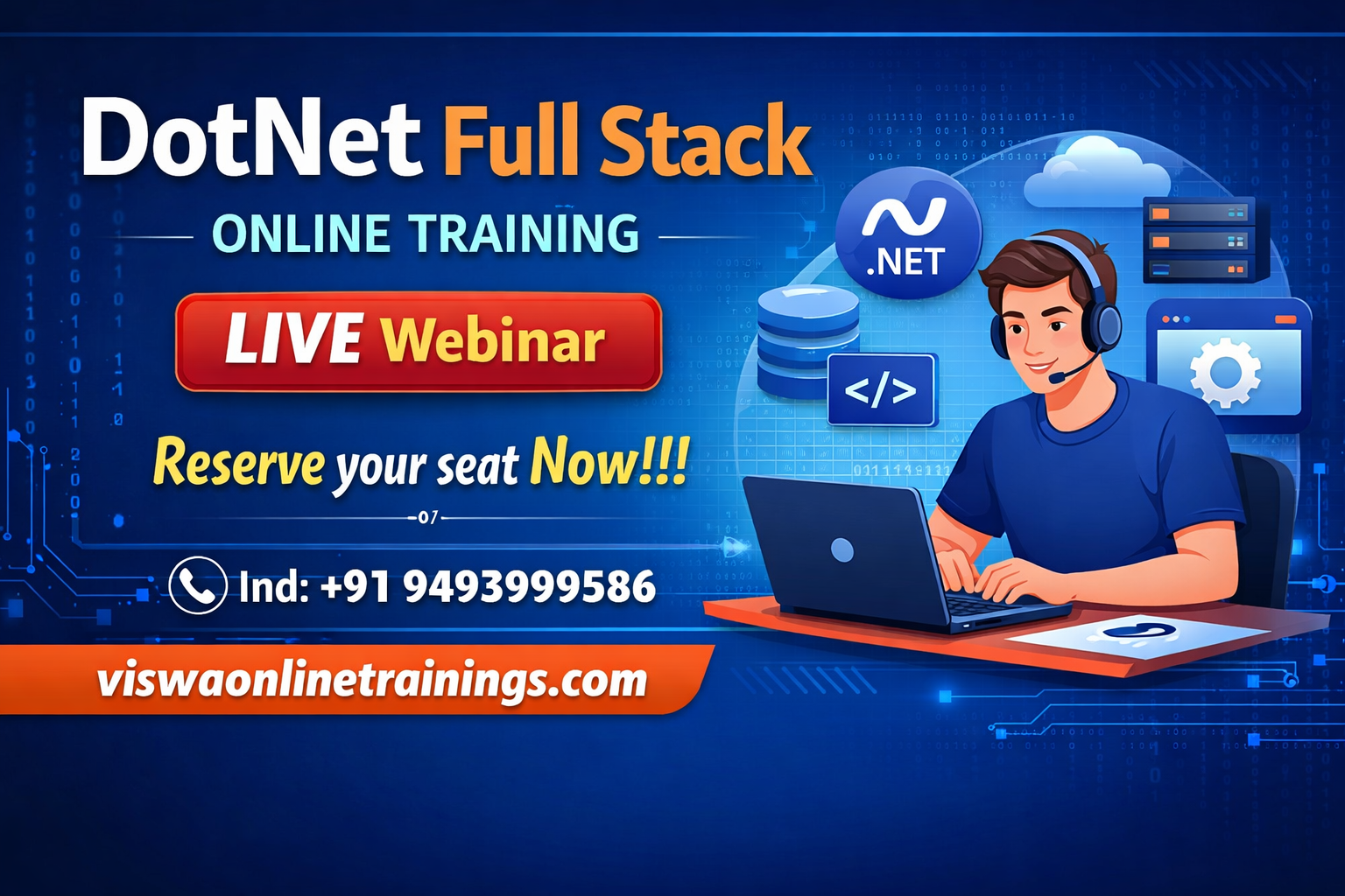 DotNet Full Stack Online Training & Real Time Support From India, Hyderabad