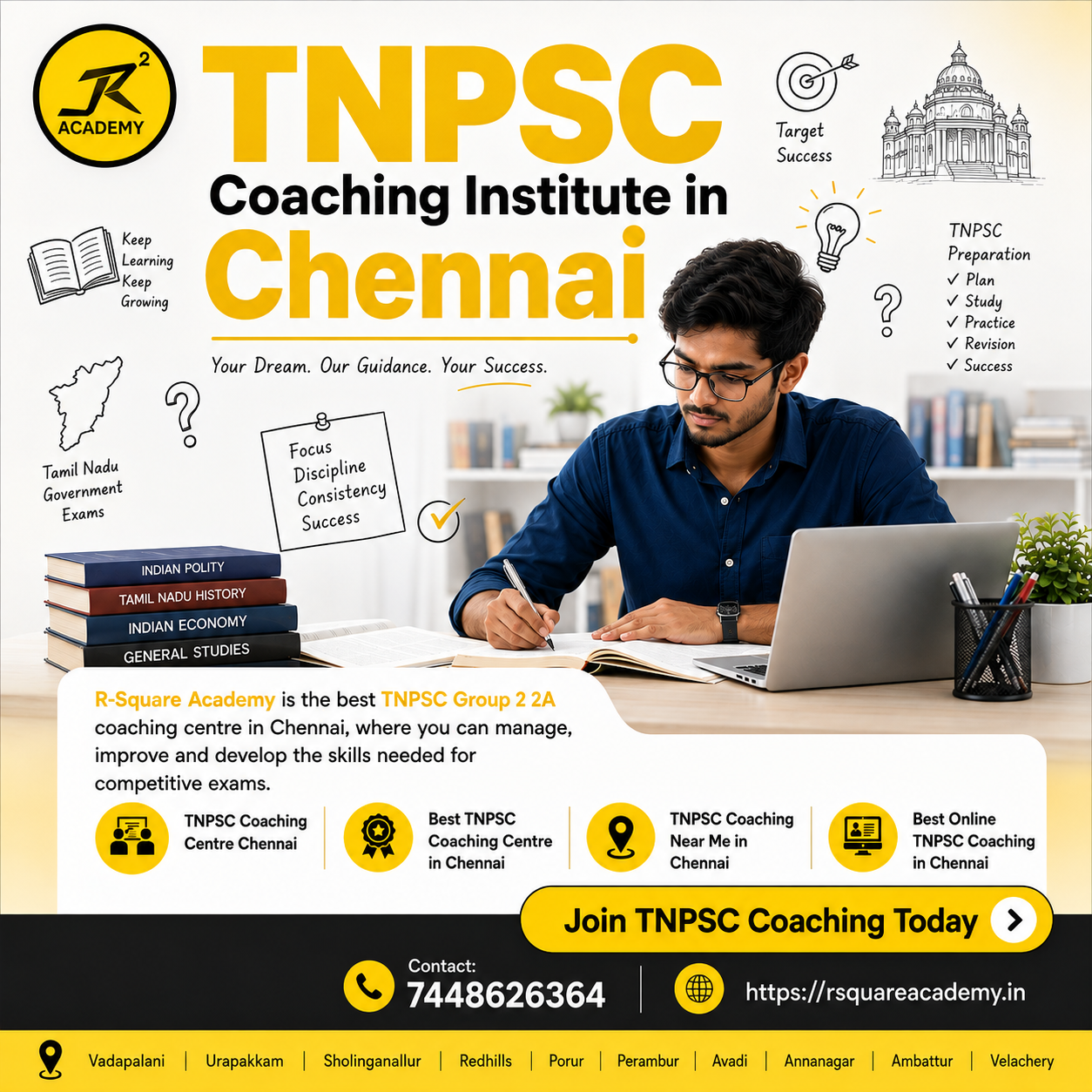 TNPSC Coaching Centre in Chennai for Group 1, 2 & 4