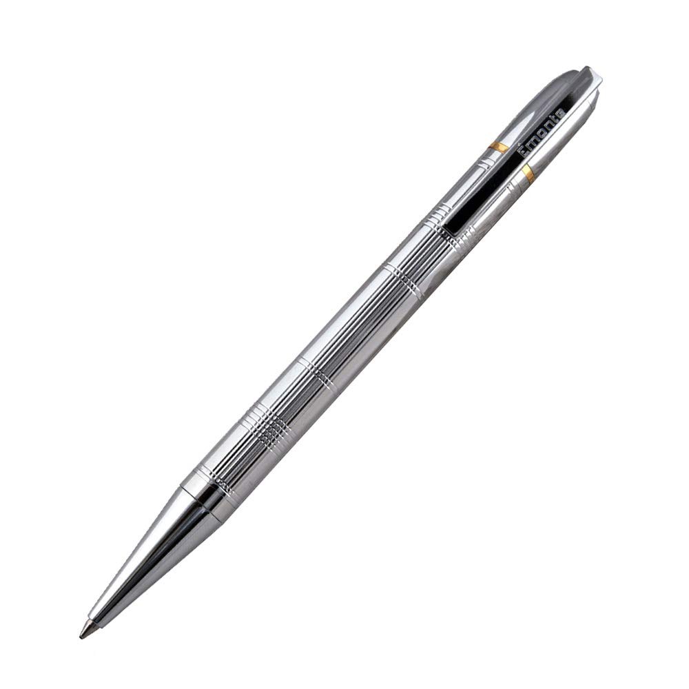 Emonte D'Argent Metal with Chrome Trim Ballpoint Pen
