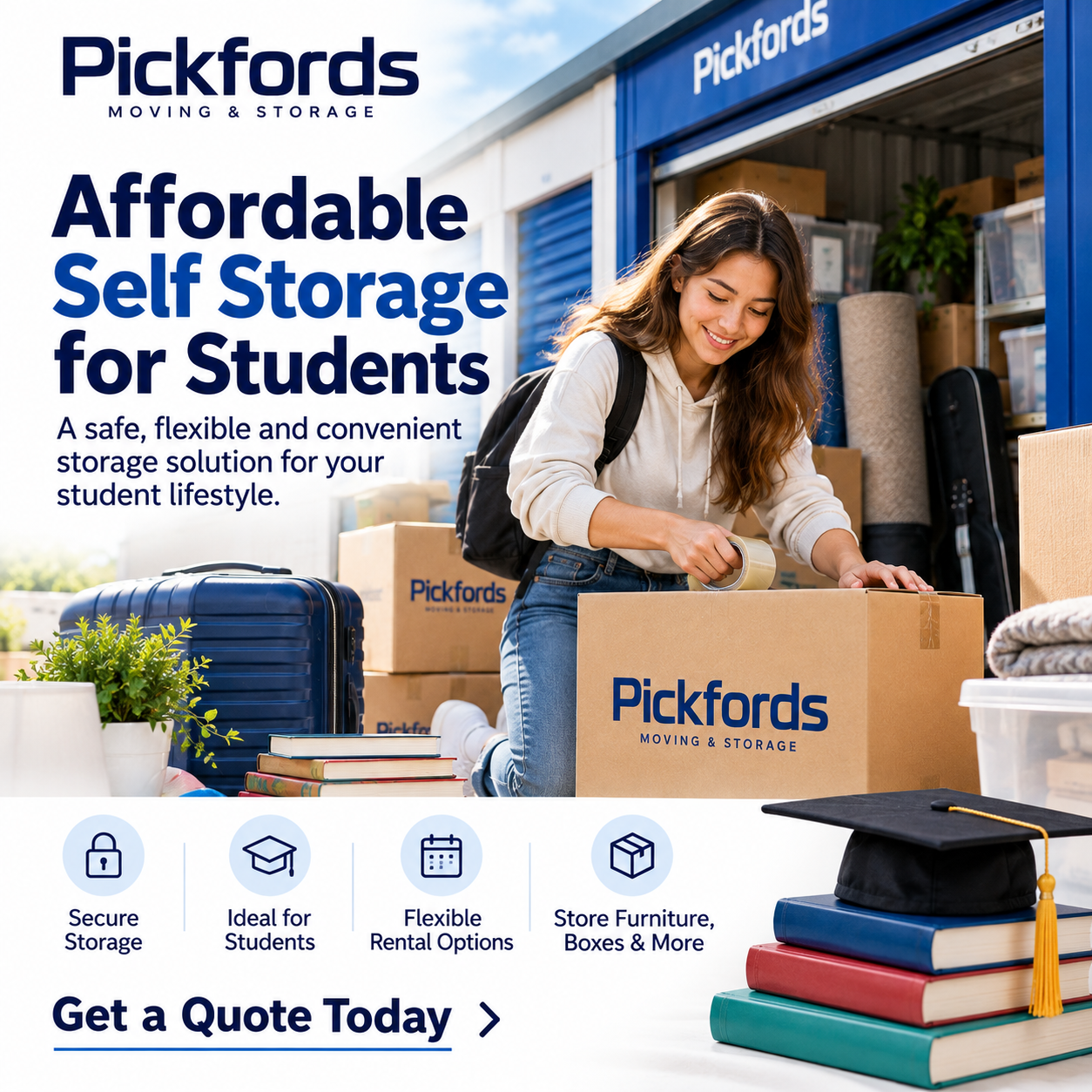 Affordable Self Storage for Students in the UK