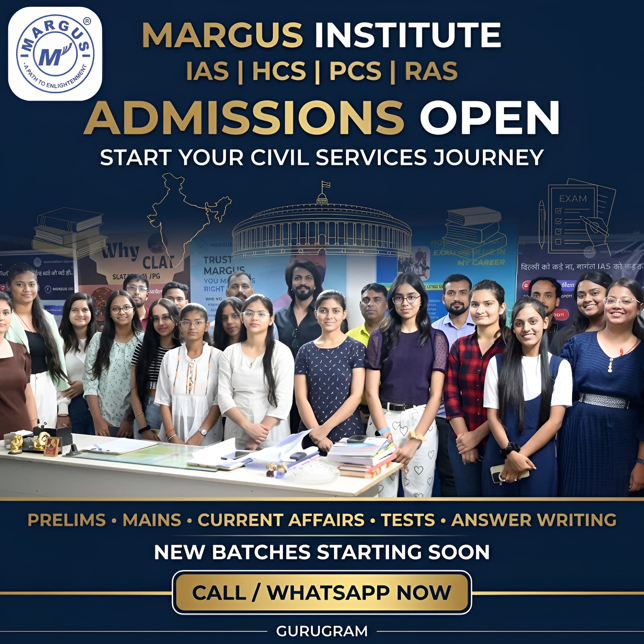 HCS Coaching in Gurgaon | Margus Institute