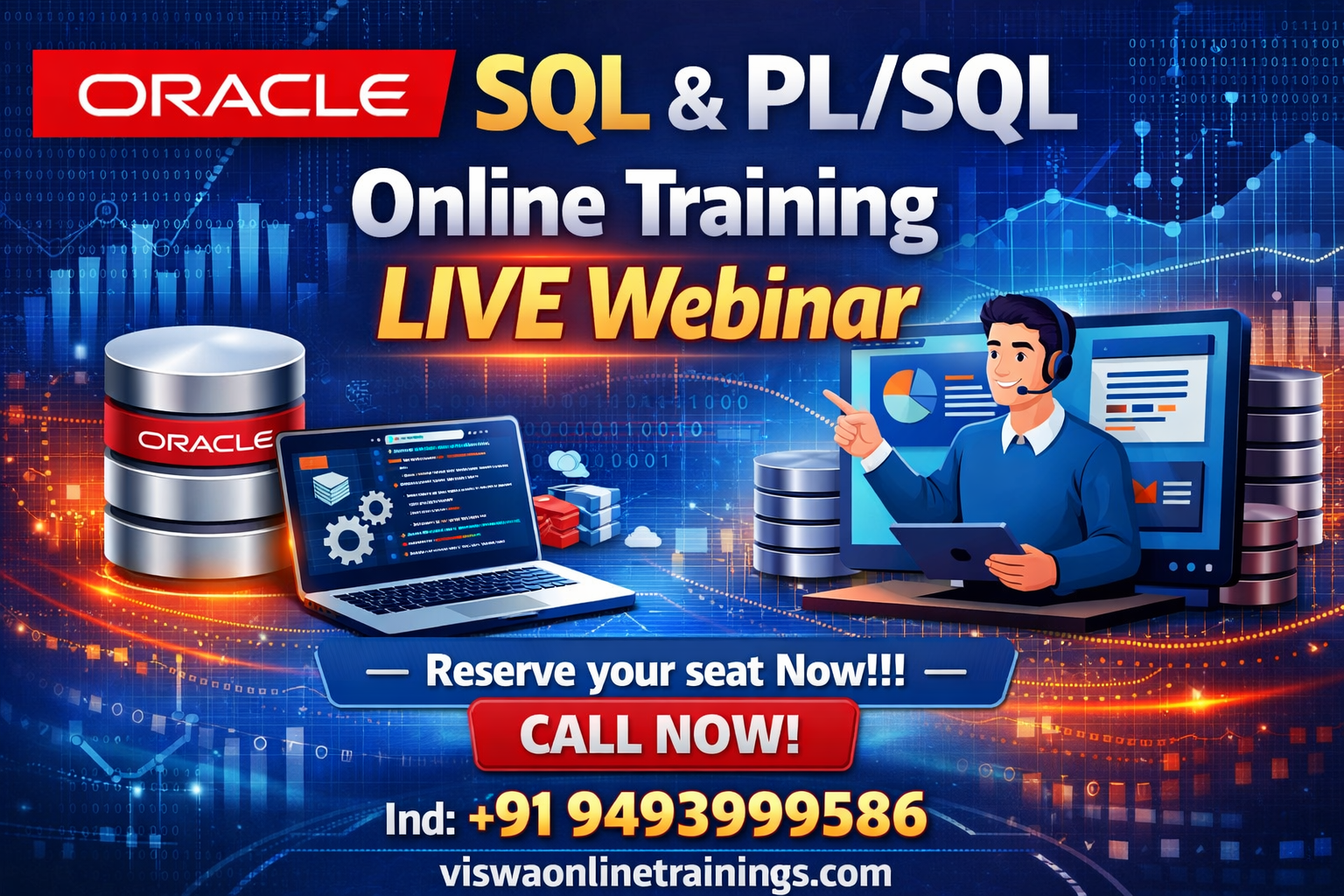 Oracle SQL and PLSQL Online Coaching Classes In India, Hyderabad