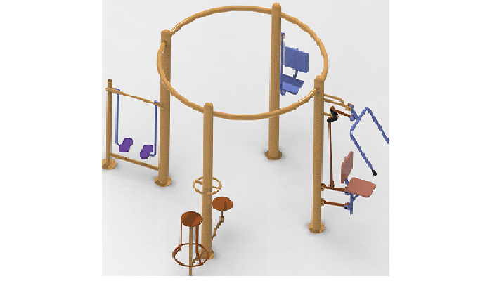 Quad Station Open Multigym Manufacturers In India - Parthfibrotech