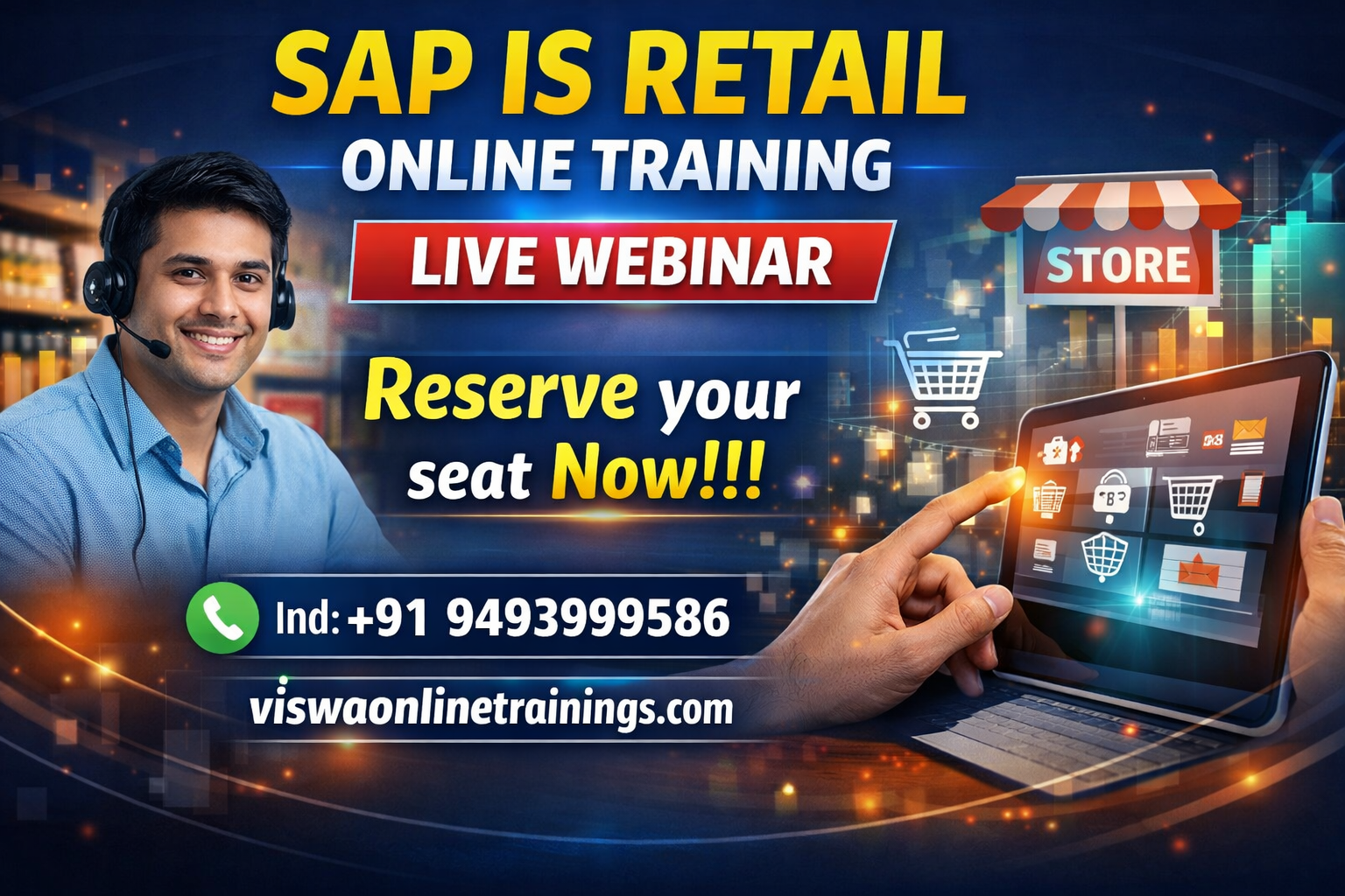 SAP IS Retail Online Training by Real-time Trainer in India