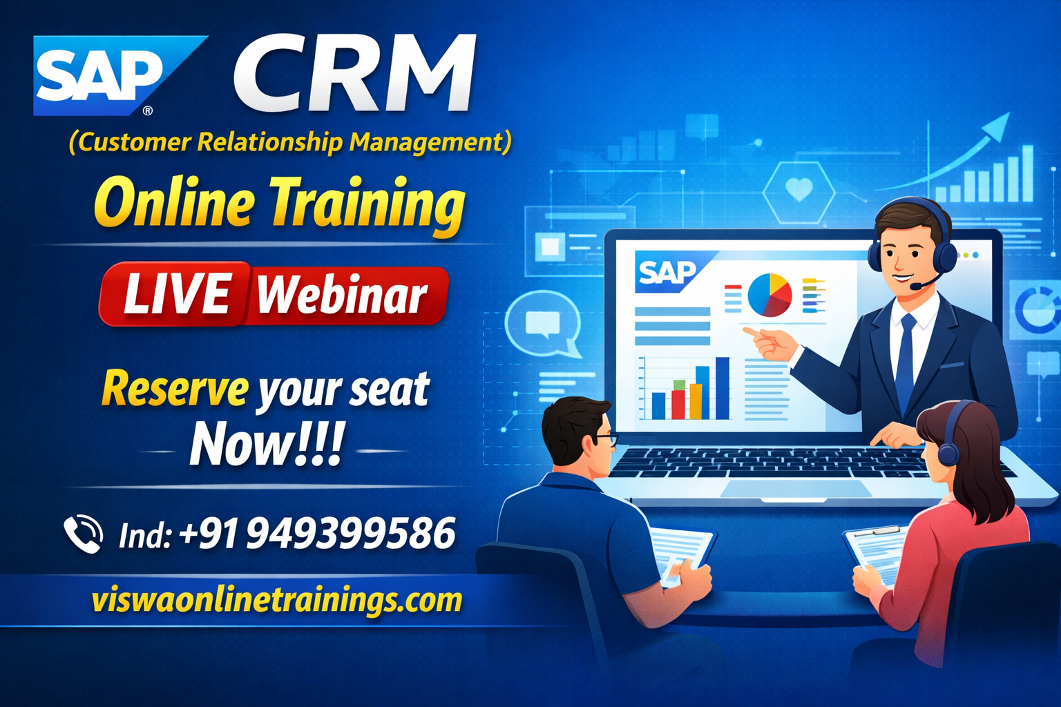 SAP CRM Online Coaching Classes In India, Hyderabad