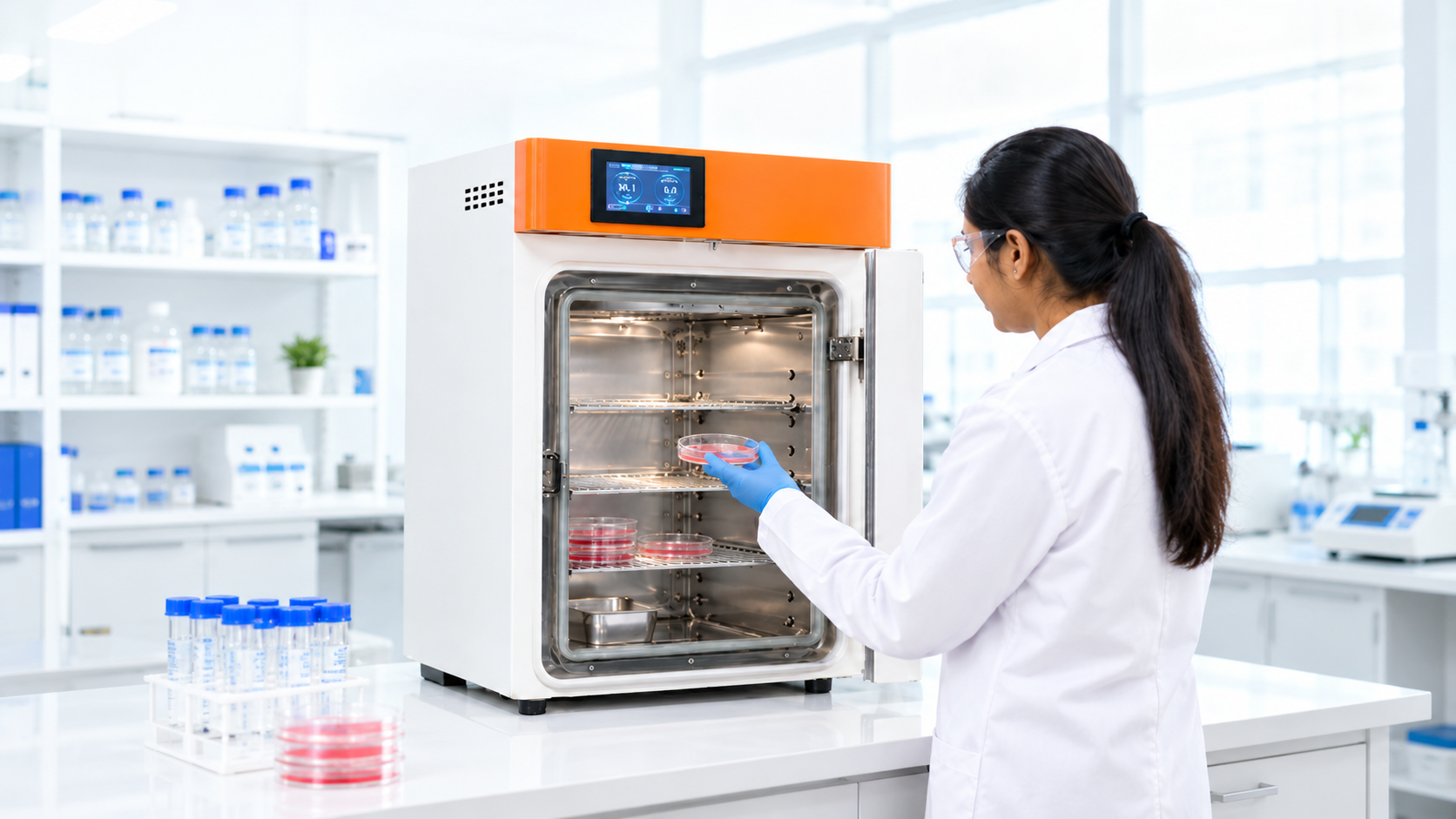Carbon-Dioxide Incubator for Laboratory Cell Culture
