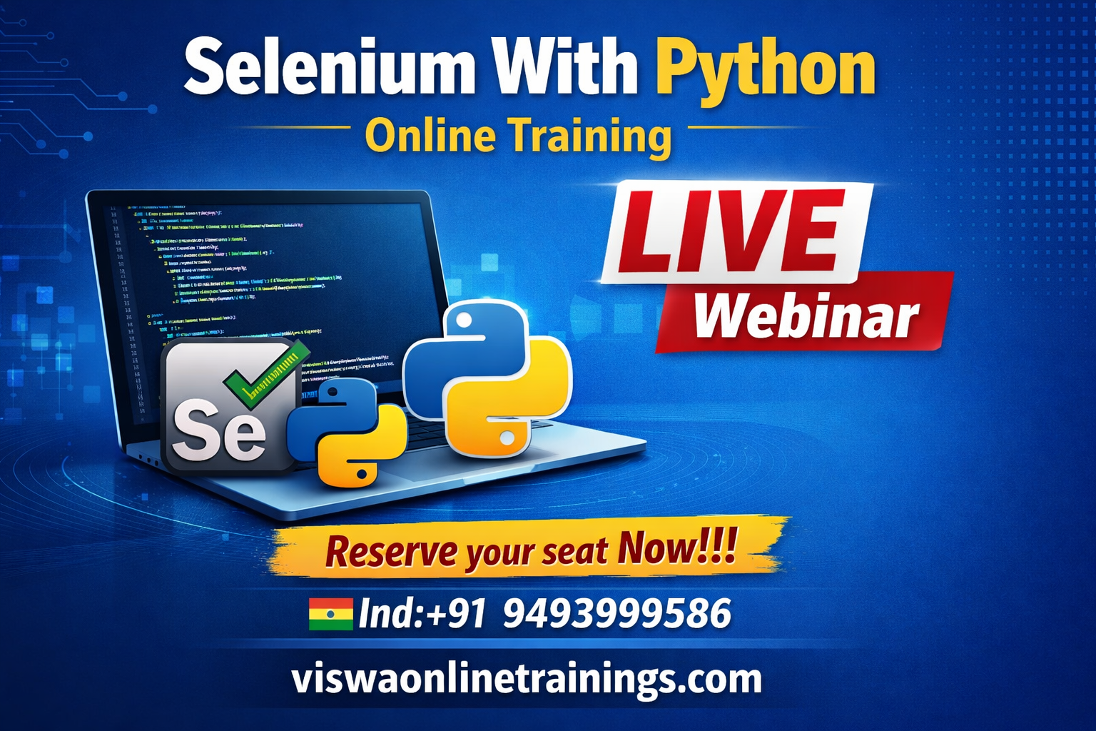 Best Selenium with Python Online Training Institute from India|UK|US|Canada|Australia