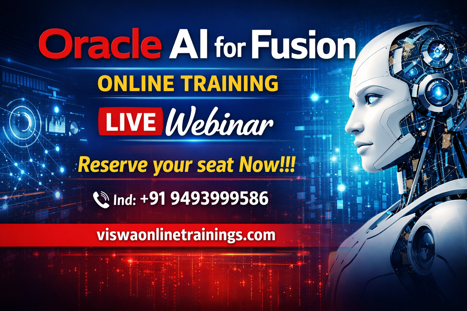 Oracle Fusion AI Online Training by Real-time Trainer in India