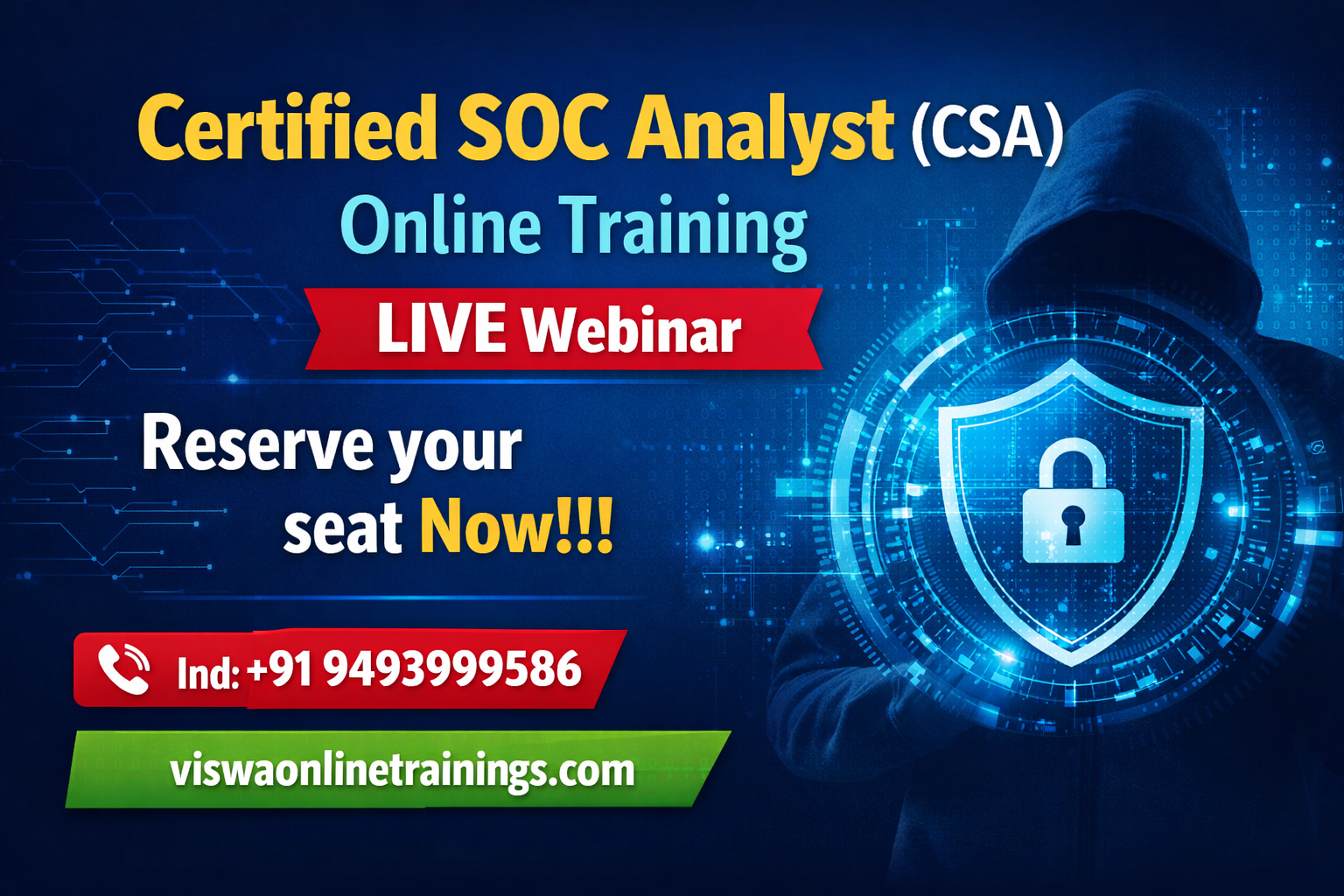 Certified SOC Analyst Online Training & Certification From India