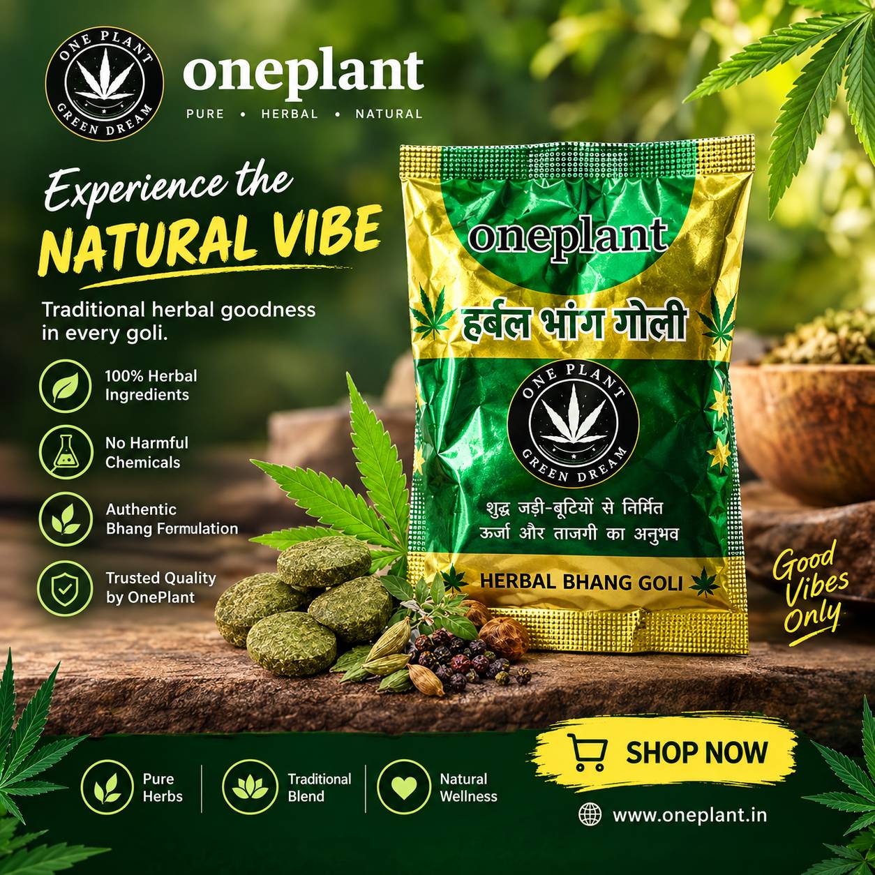 Buy Herbal Bhang Goli online in India – Learn About Ingredients and Formulation