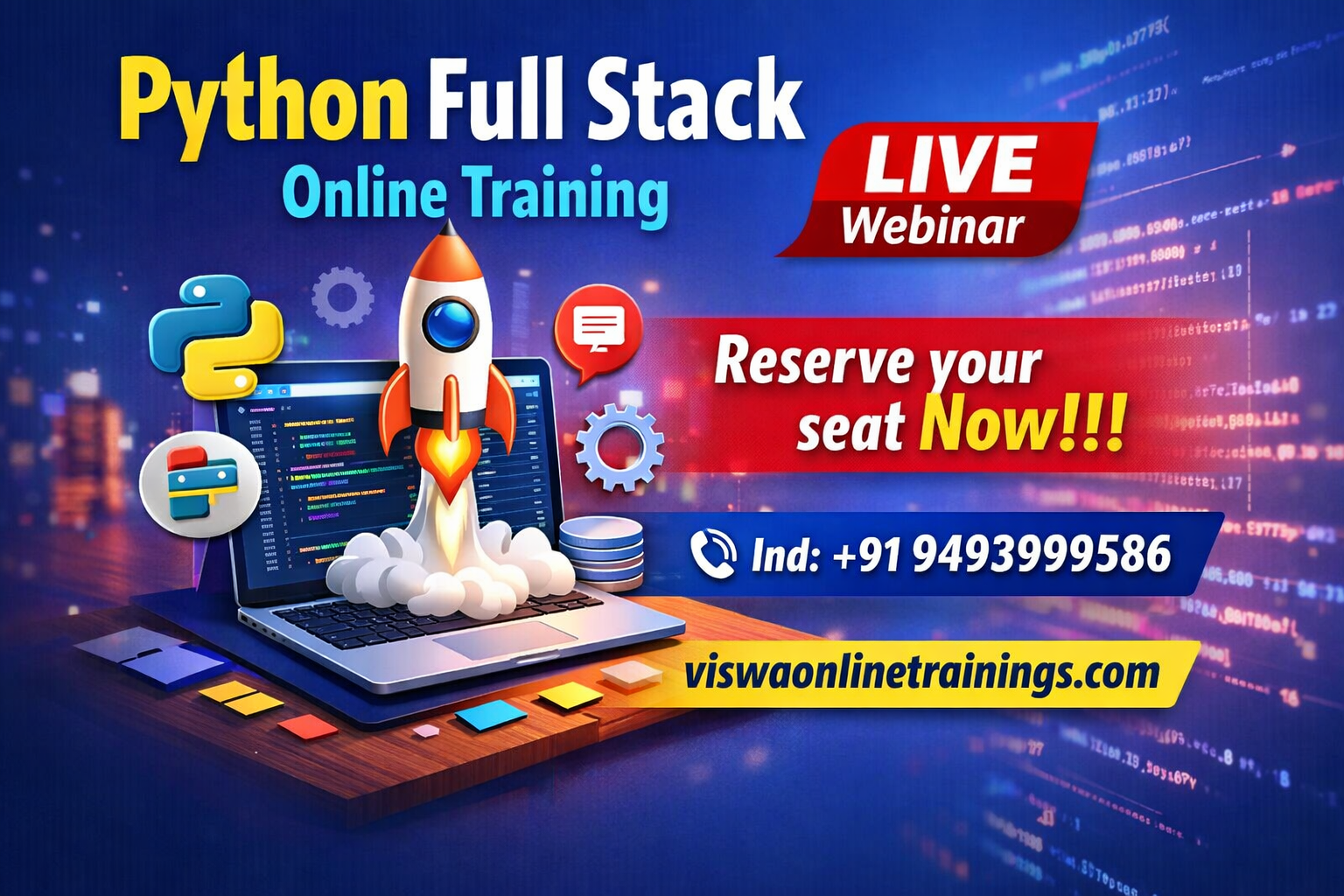 Python Full Stack Training from India | Best Online Training Institute